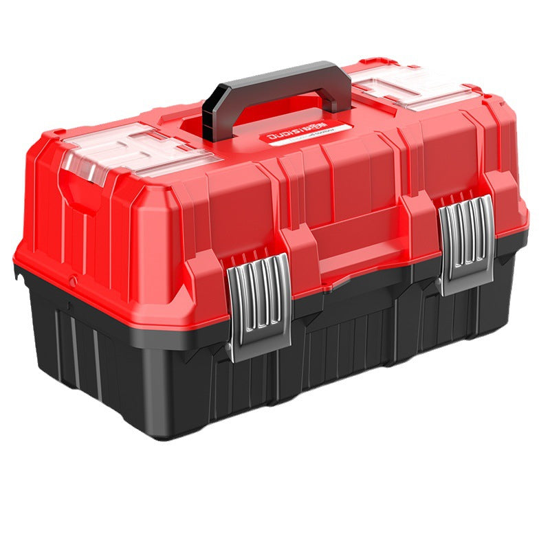 Otis three-layer folding toolbox multi-layer hardware electrician multi-functional home maintenance car special storage box