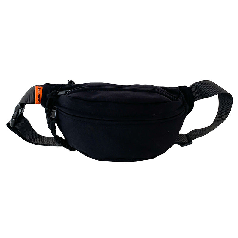 Sports fanny pack men's outdoor fishing anti-splashing fitness running mobile phone storage bag women's commuting travel messenger breast bag