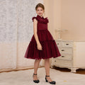 personalized girldress small flying sleeve mesh princess dress little girl cake dress new arrival8y-12y