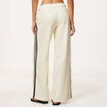 color block women's sweatpants: thickened, warm, moisture-wicking, loose fit, slimming, drapey, versatile, casual wide-leg pants 3005