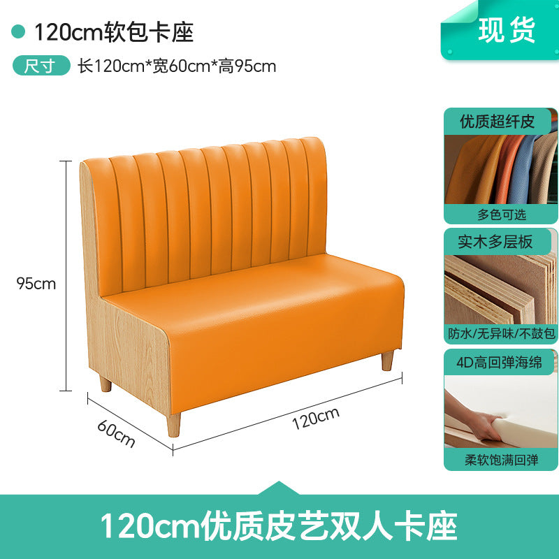 Commercial slate dining table simple outdoor table bar milk tea fast food restaurant canteen rectangular table apartment negotiation table and chair