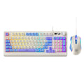 Silver sculpt km900 custom gaming keyboard and mouse combo - color block wired illuminated desktop pc accessories - cross-border