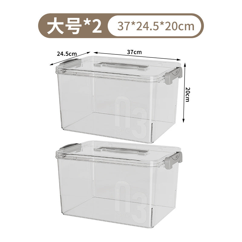 Household storage box Large cosmetics sundries storage box Thickened plastic bed bottom storage box Factory wholesale