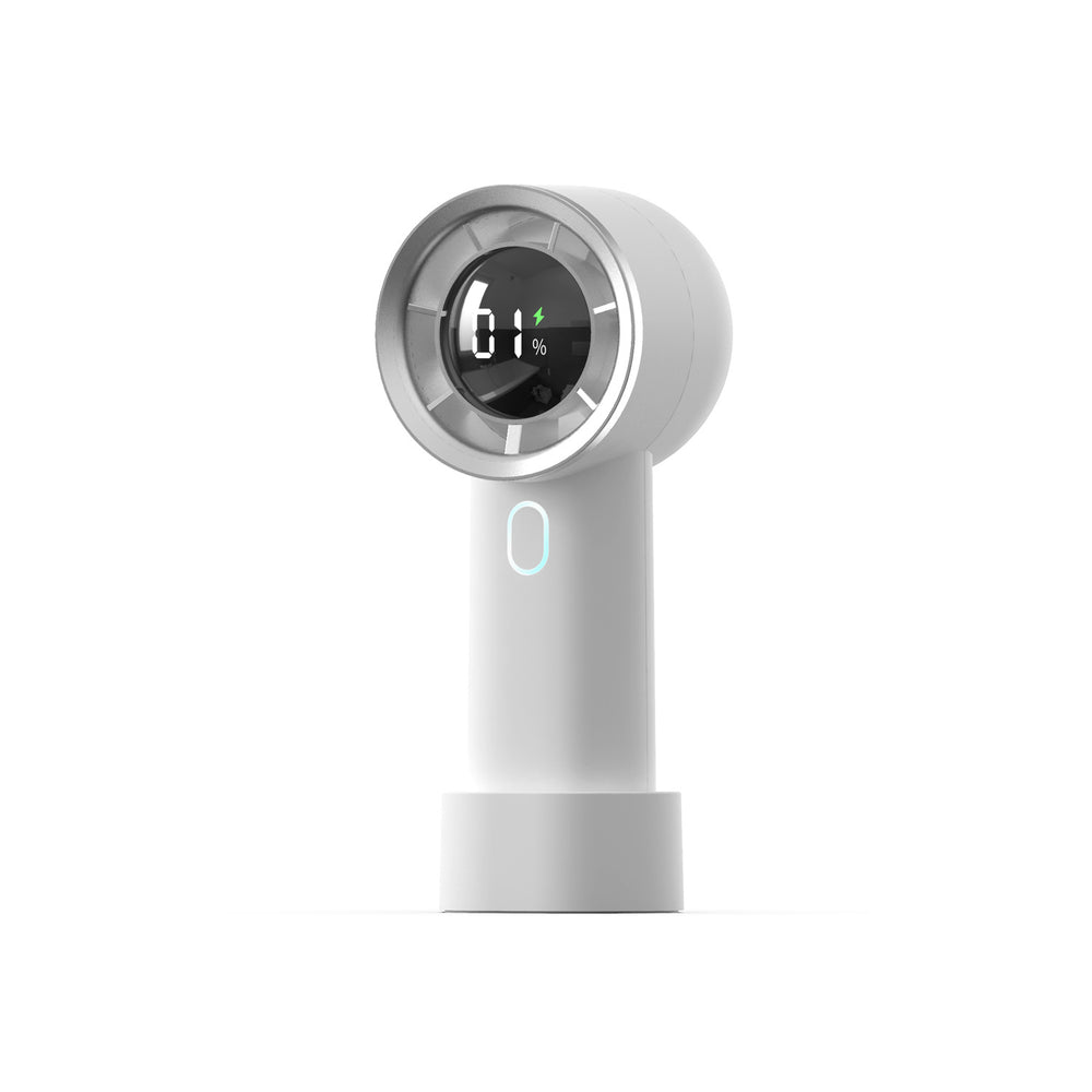 New high-speed usb mini fan - portable digital display, stepless speed control, powerful wind, long battery life - wholesale handheld fan