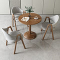 Minimalist modern negotiation table and chair set - perfect for bubble tea shops, coffee shops, dining tables, balcony round tables, casual small spaces, and reception areas