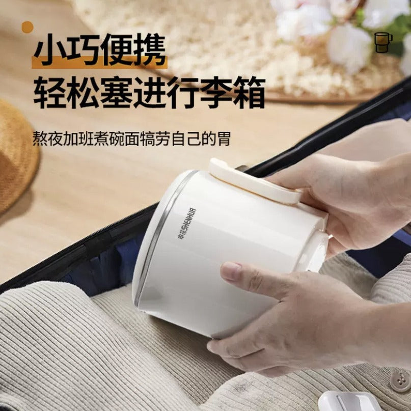 portable foldable kettle travel stainless steel student electric kettle water cup small dormitory gift