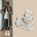 Trendy snow boots for women - new 2026 winter collection: fleece-lined, waterproof, non-slip, extra thick, warm, northeast china-style cotton boots