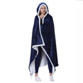 Lazy pullover pajamas, heattech clothing, cashmere tv blanket, hugging hoodie, cold-proof heattech nightgown, cloak, cloak