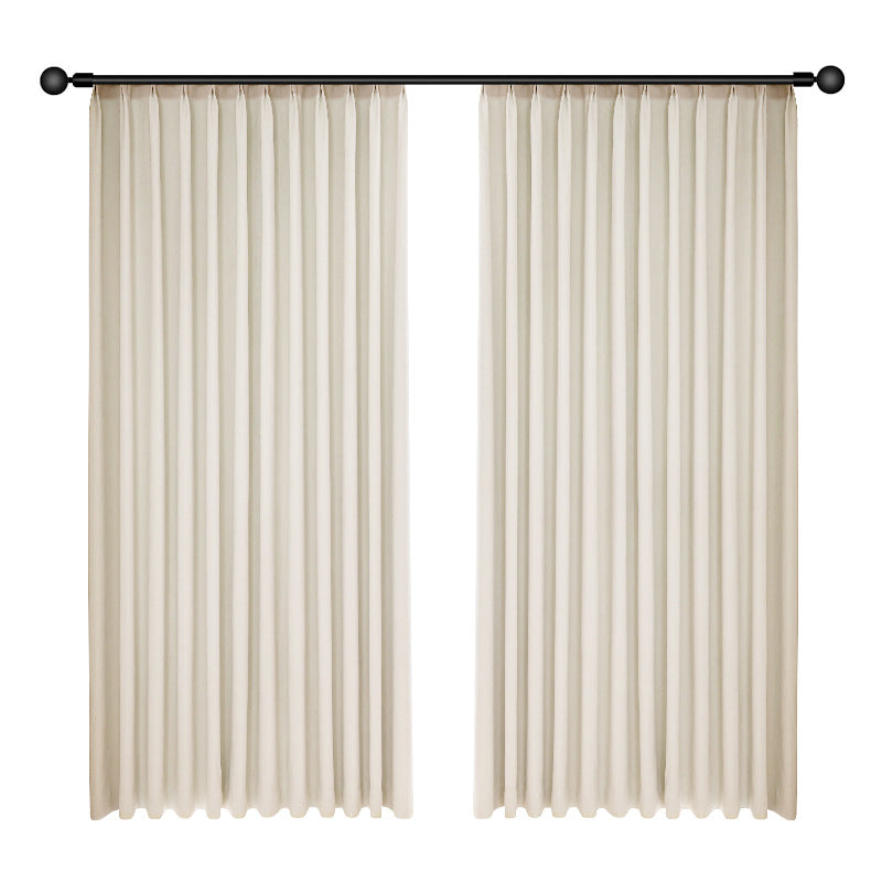 High blackout soft and waxy chenille hair-styling full blackout shaoxing keqiao curtain fabric wholesale bedroom living room classy sense