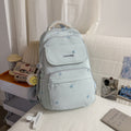 Schoolbag girl casualeasiest for match backpack college student middle school cute embroider star backpack travel backpack