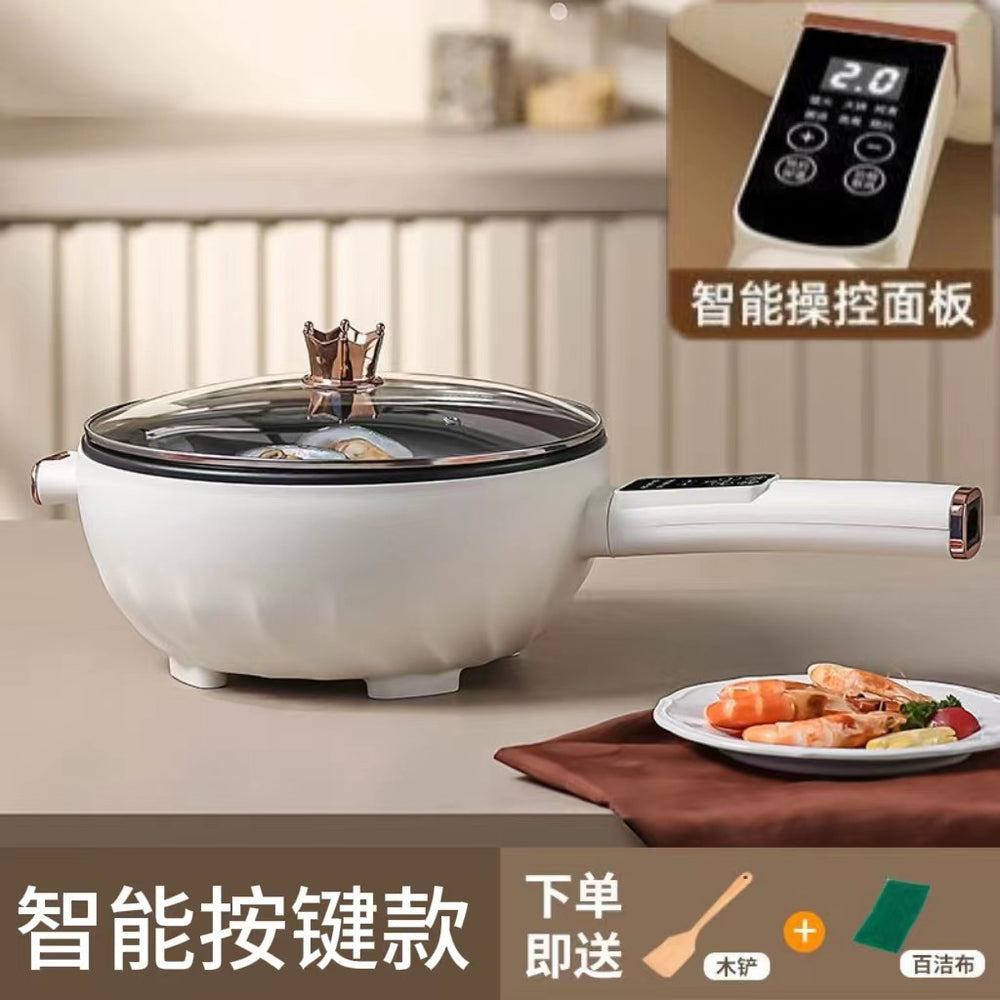 Electric cooking pot large function cooking pot all-in-one multi-function non-stick electric cooking pot for home electric cooking pot steaming and frying electric hotpot