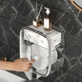 Bathroom toilet paper box toilet tissue box paper box waterproof wall-mounted punch-free storage rack roll paper box
