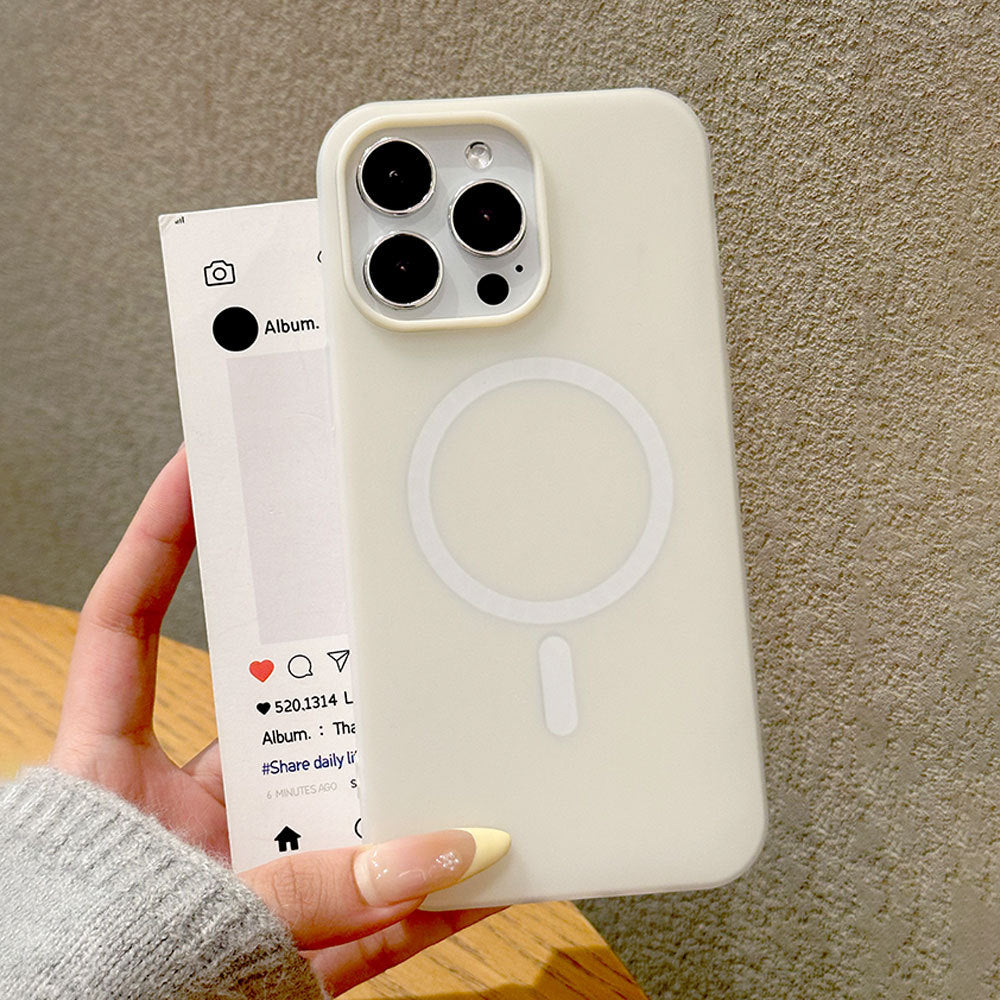 2-in-1 jelly magnetic case for iphone 16 pro max, apple 15 skin-feel matte protective cover for iphone 14