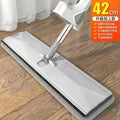 new hands-free flat mop - no-rinse, one-step cleaning for home use - lazy person's floor cleaning tool - large mop head