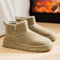 Northeastern snow boots for men winterfleece-linedheattech large cotton shoes for men fur all-in-one cold-proof bread shoes non-slipwaterproof
