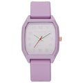 2025 new creative silicone strap student watch minimalist niche women's quartz watch wholesale silicone straps
