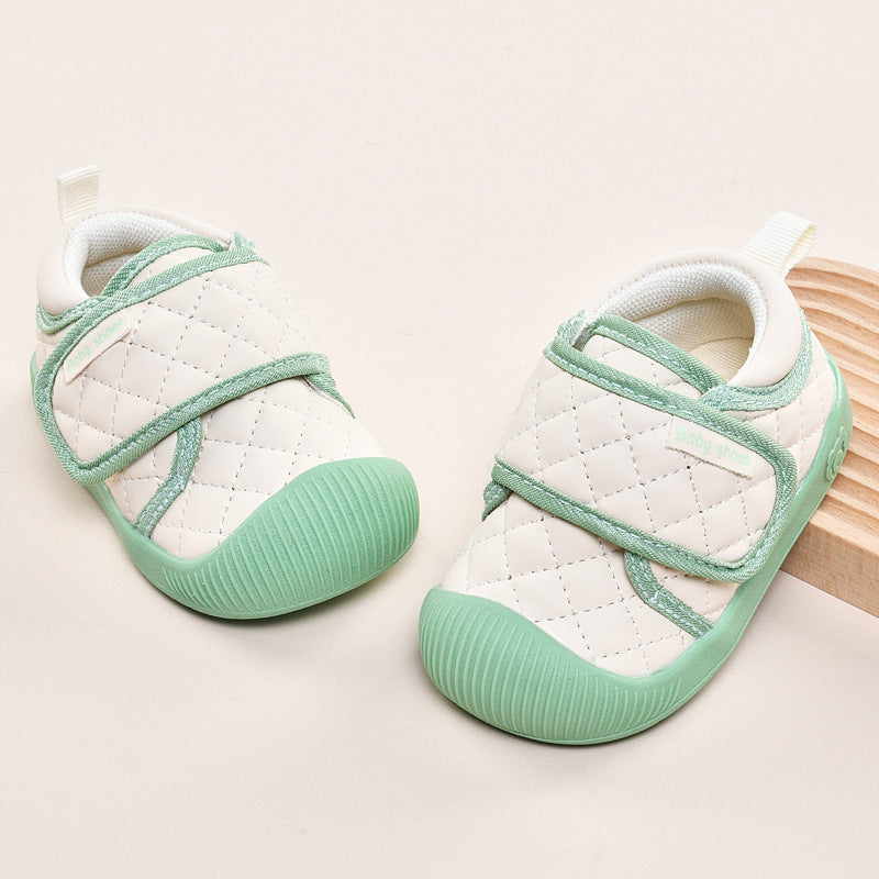 Toddler shoes for boys, spring and autumn, 0-1-2 years old, soft sole breathable infant and toddler shoes for girls