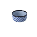 Japanese classic blue pattern tableware hotel style western food plate deep plate for home high-looking rice bowl byron tableware