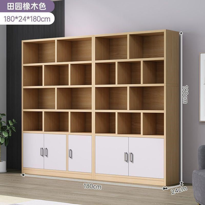 Bookshelf floor-standing storage rack living room for home wall-mounted storage cabinet storage cabinet office filing cabinet simple bookcase