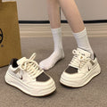 Trending white sneakers for women - autumn's versatile chunky sole, premium style, 2026 new release, unique german army trainers, casual athletic shoes