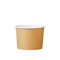 Disposable natural kraft paper bowls, round takeout containers, lunch boxes, thickened eco-friendly bamboo pulp paper bowls for home and commercial use