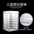 Commercial steam cabinet with drawers, tempered glass steam cabinet, steaming box, steaming oven, stainless steel steamer, steaming machine for buns