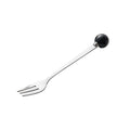 Accessible luxury ceramic ball fruit fork for home stainless steel spoon multi-purpose dessert spoon good-looking glazed pastry fork