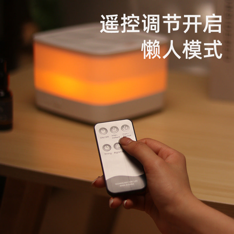 2026 cross-border ultrasonic aroma diffuser - usb powered, for home, bedroom, office, desktop, with timer and automatic mist humidifier function