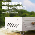 For homecamping style courtyard barbecue grill outdoor portable charcoal barbecue grill square fire pit for cooking tea camping fire pit