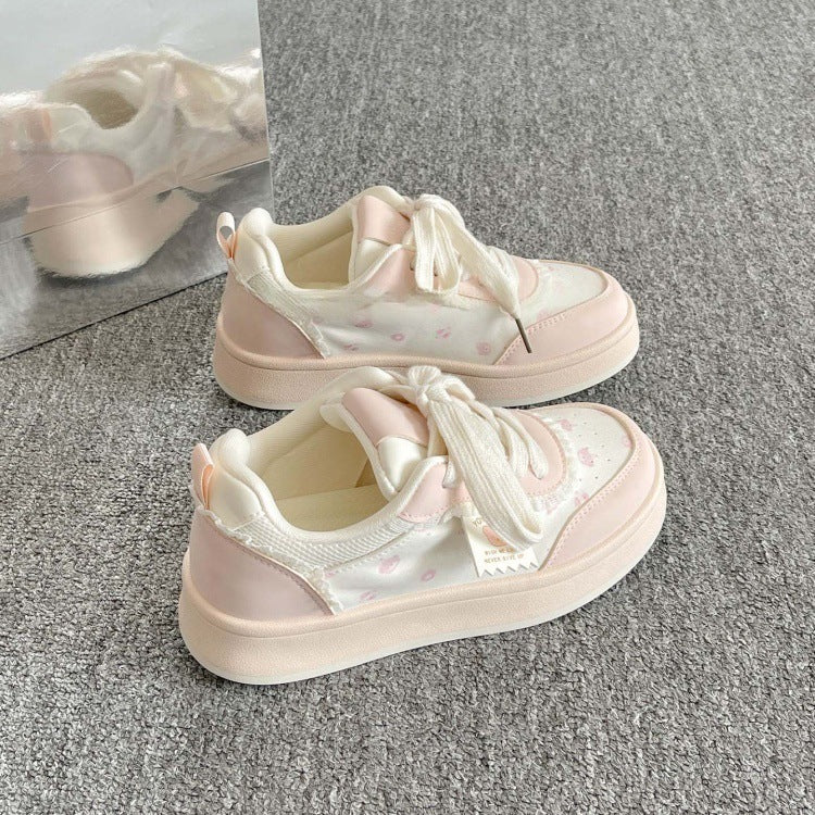 Casualeasiest for match shoes for girls thick soleautumnew arrival 2026 campus style sneakers for women white shoes german training shoes