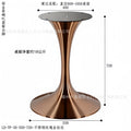 Stainless steel rose gold round brushed 550