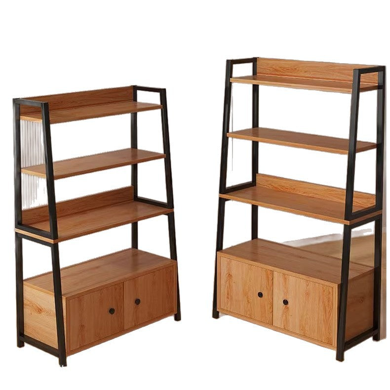 Shelf Multi-layer storage shelf Floor-to-ceiling office locker Shelf Layered shelf Living room display Cabinet with door