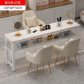 [single table] 140cm warm white + white frame