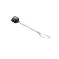Cute cartoon stainless steel ceramic spoon ice cream scoop soup spoon wholesale fruit fork spoon high-value mixing spoon
