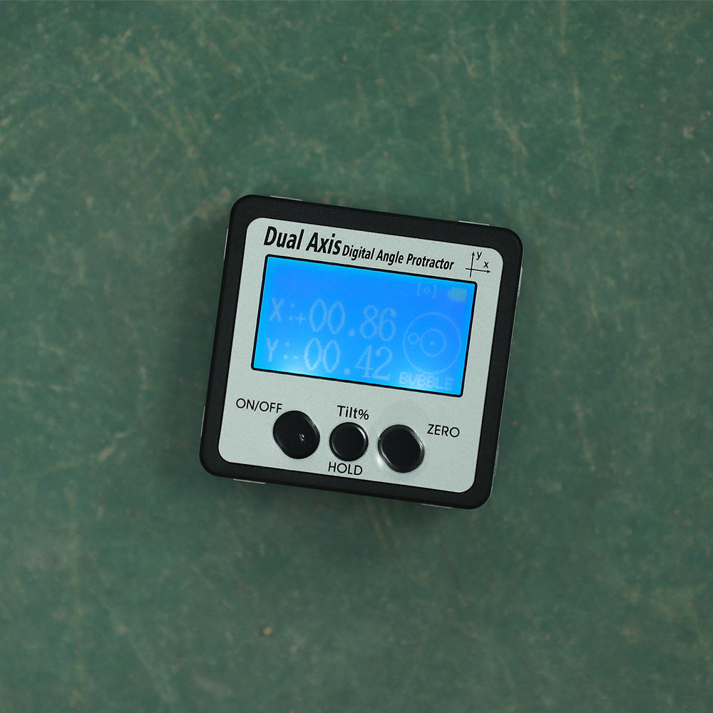 JAVIER high-precision dual-axis digital display tilt box electronic angle ruler with magnetic angle meter angle gauge level