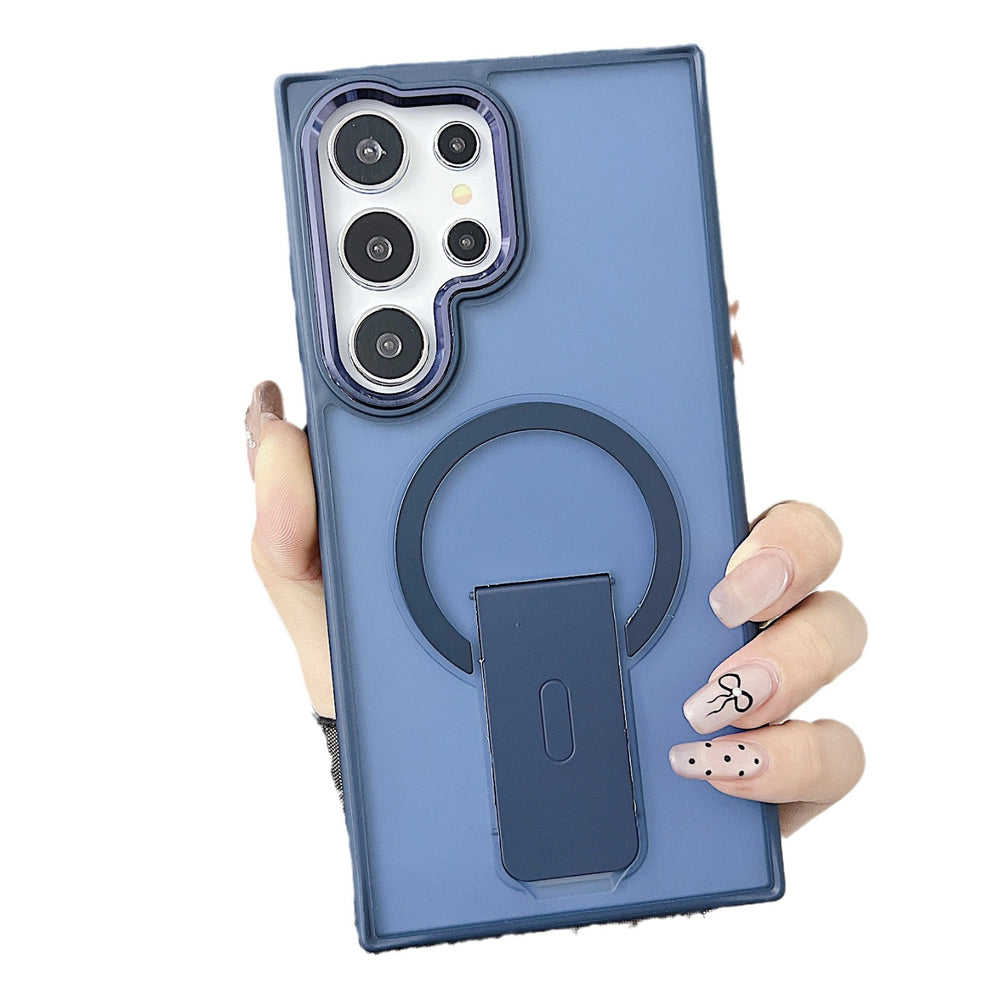 Samsung s26 ultra matte skin feel phone case s25 wireless charging magnetic stand cross-border export a56 protective cover