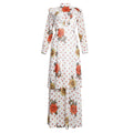New arrival:  &  stand collar long sleeve printed african plus size women's two-piece dress set
