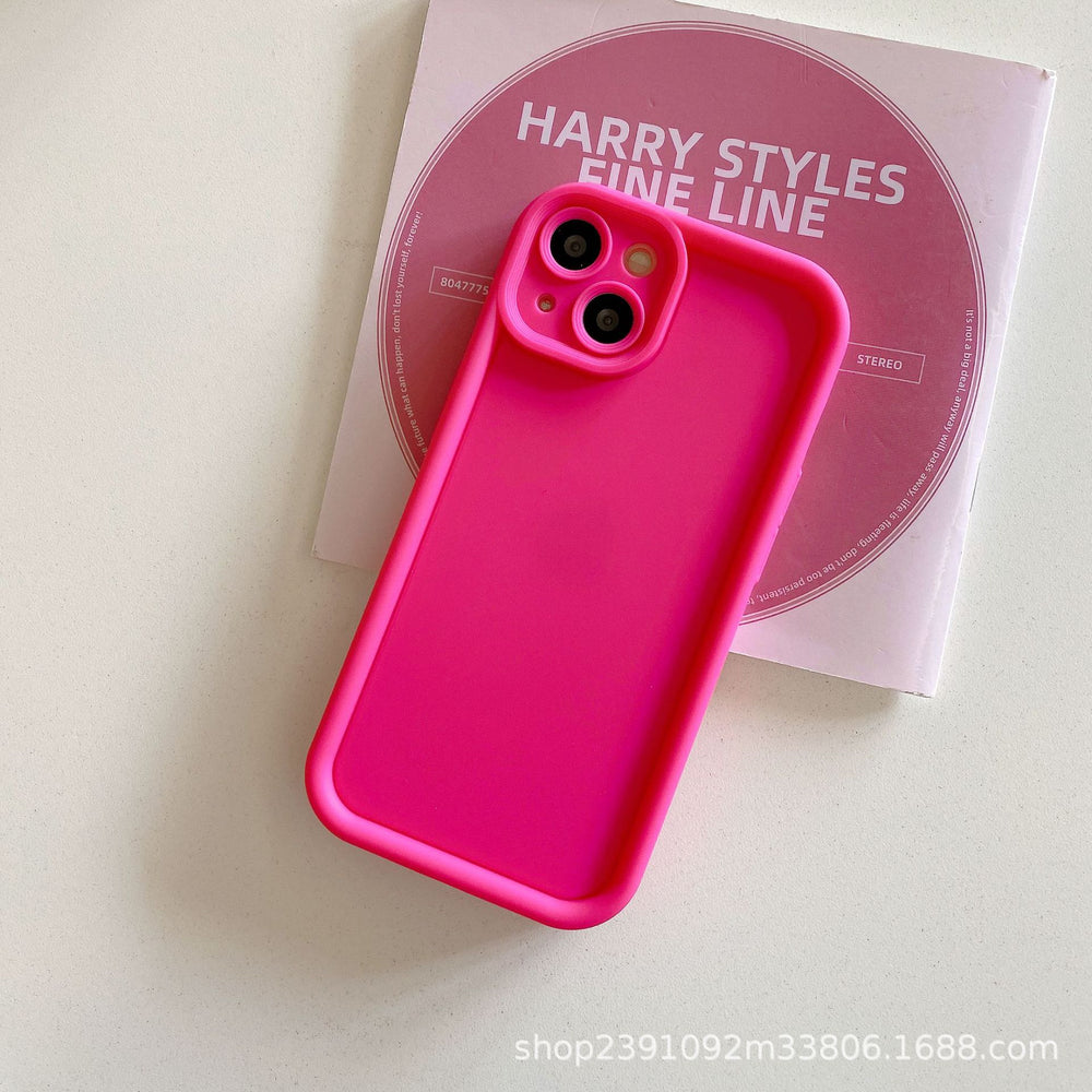hot-selling iphone 17 solid color "sky eye ladder" phone case, ip16 apple 15 diamond sand phone case