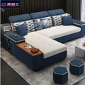Sofa bed foldable dual-purpose pull-out multi-functional modern for home small apartment double slot living room technology cloth sofa