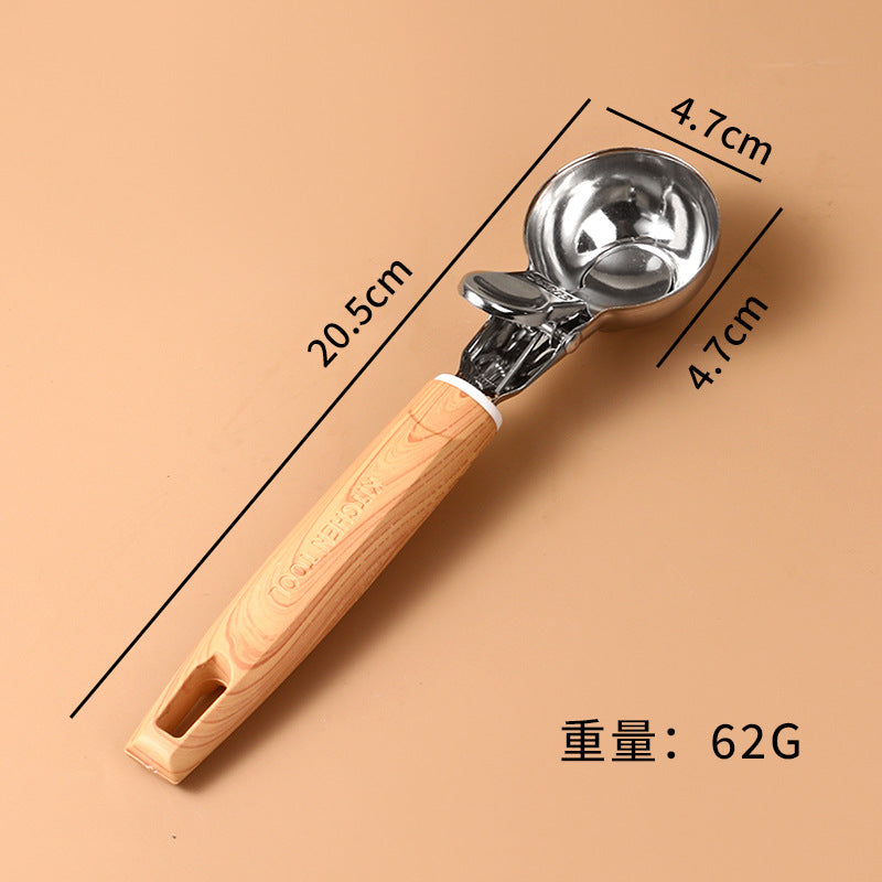 304 stainless steel pressing ice cream spoon ball digger ice cream spoon ice cream spoon digger ice cream cream digger ball spoon