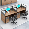 Saint li office desk and chair set - financial desk, partitioned workstation, employee computer desk, office desk