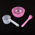 Beauty tool mask bowl stick spoon three-piece set plastic stirring stick 50ml measuring spoon with scale individually packaged