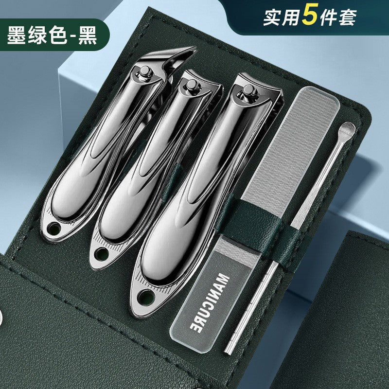 High-end nail clipper suitfor home nail scissors ear pick convenient pedicure knife nail groove special manicure tool