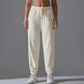 Fashionnew arrival drawstring jogger pants women's casualloose sweatpants yoga fitness running flap pocket pants home sweatpants