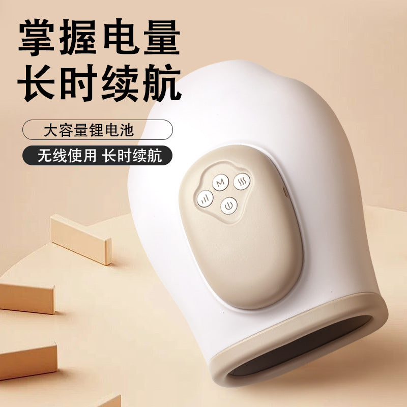 new multifunctional hand massager - rechargeable airbag finger massager with air pressure and heating therapy