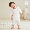 Baby pajamassummer thin breathingkids home clothes summer boys and girls three-quarter sleeves air conditioning clothes separatessuit