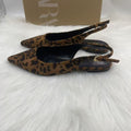 Za2025winternew arrivalclassyflats leopard print pointed toe elegant toe flats fashioneasiest for matchflats high quality