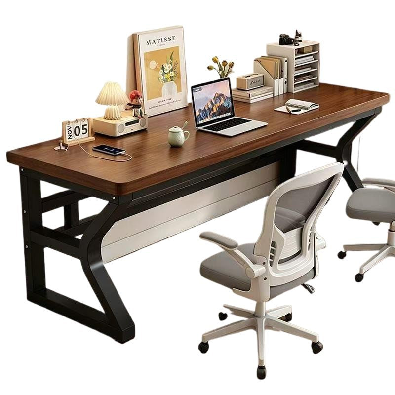 Desk, office desk, double computer desk, minimalist home student computer desk, small apartment bedroom gaming desk, long table