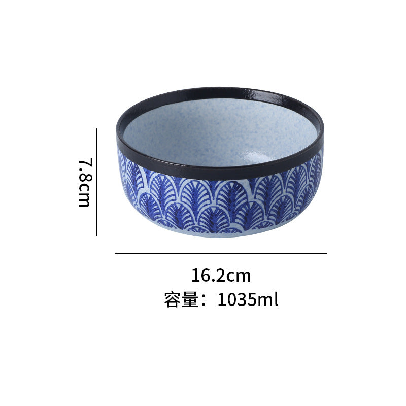 European-style restaurant & hotel unique plates - creative ceramic bowls for cold dishes, desserts, snacks, and salads