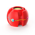 Rgb wireless bluetooth gyro speaker - immersive bass, card playback, high volume, 3d surround sound bt18
